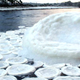 Illustration for article titled These Mysterious Ice Pancakes Have Taken Over a Scottish River